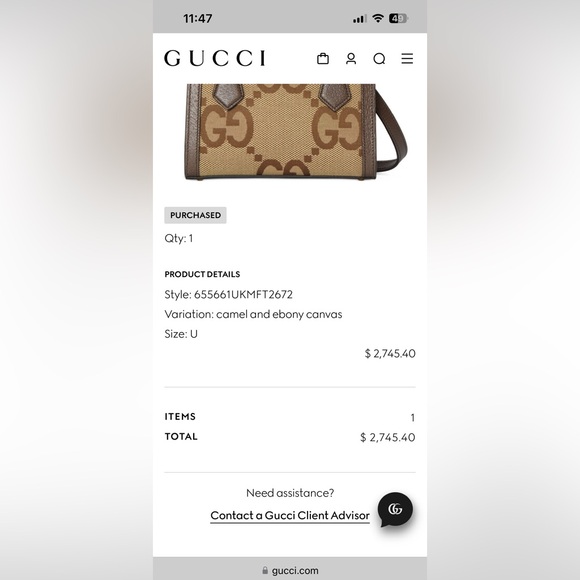 Gucci Mini Diana Bag - Picture 14 of 14